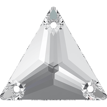 Strassaufnähstein Dreieck Crystal