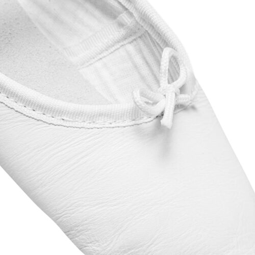 Ballettschlaeppchen-Leder-weiss-detail